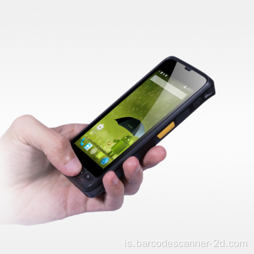 4G Android PDA tæki Portable strikamerki skanni